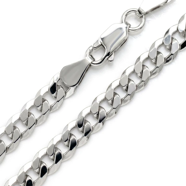 5.5MM Sterling Silver Flat Curb Chain