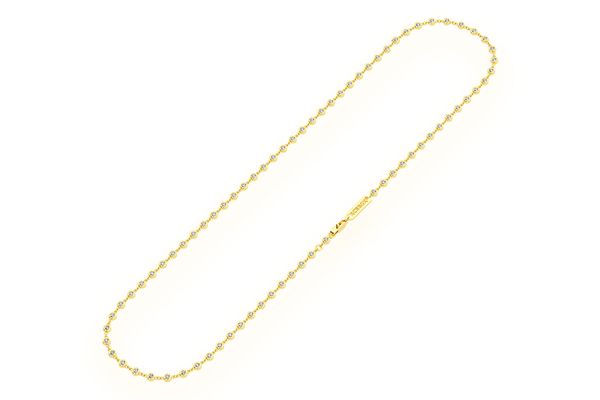 Eternity Round Bezel Set Diamond Necklace 14k Solid Gold 2.66ctw