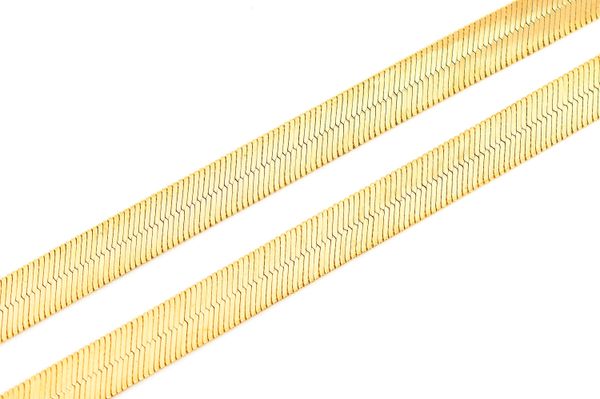 送料税込【King Ice】5mm THICK HERRINGBONE CHAIN(2色)☆国内発 KING ICE キングアイス 5MM THICK HERRINGBONE CHAIN ネックレス