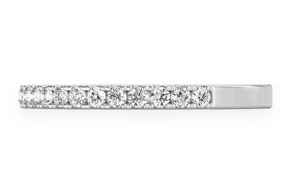 One Row Diamond Band 14k Solid Gold 0.25ctw