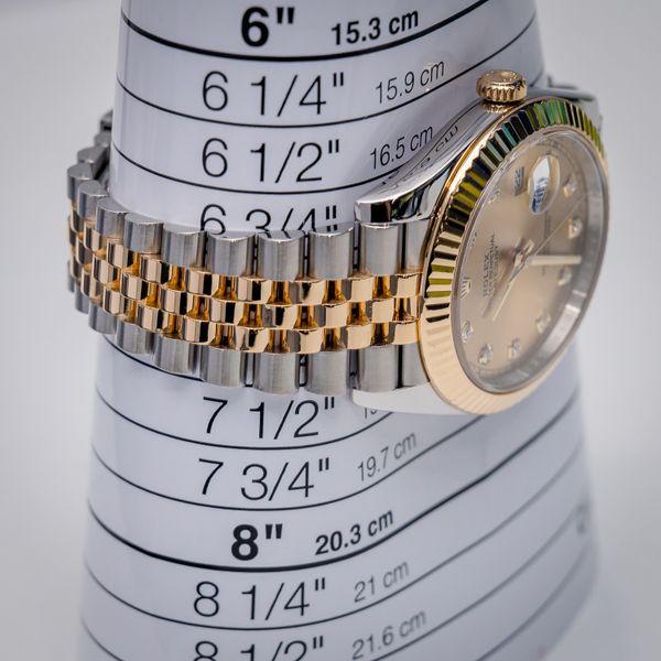 Rolex Datejust 41MM (126333) - Steel & Yellow Gold - Champagne Diamond Dial - 2017 Card & Box