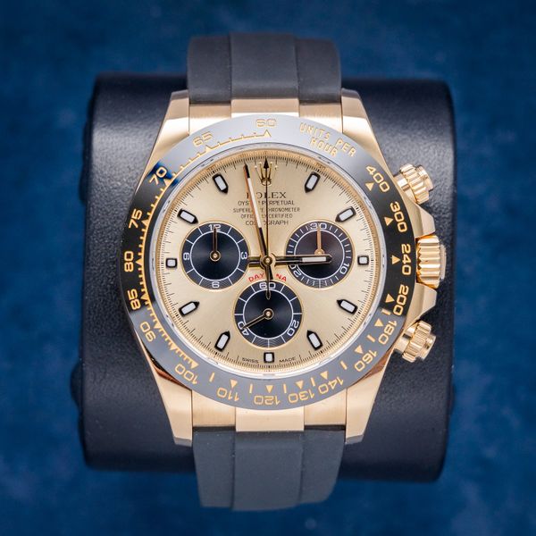 Sold - Rolex Oysterflex Daytona 40MM (116518LN) Yellow Gold - "Pikachu"
