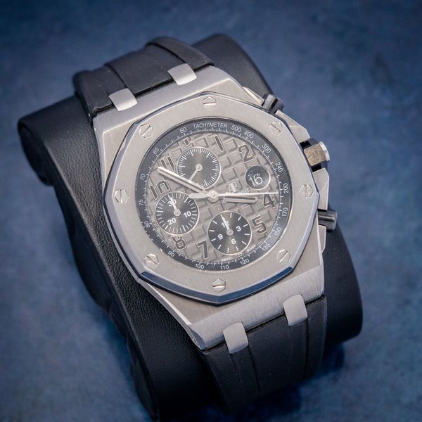 Audemars Piguet 42MM (26470st) Royal Oak Offshore "Elephant" - Black Rubber - Ceramic Pushers - Watch & Box (sw795)