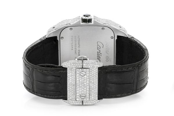 Cartier Santos De Cartier 40MM Steel 11.75ctw