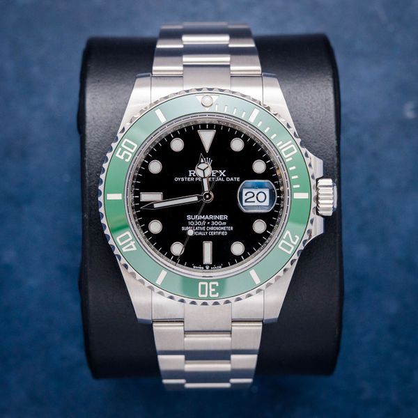 Sold - Rolex Submariner Date 40MM (126610lv) "Starbucks" Steel - Green Ceramic - 2020 Card+WT & Box - (cl811)
