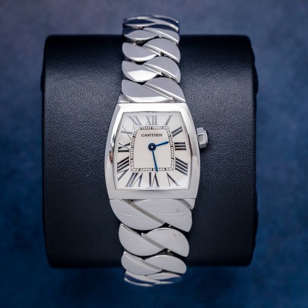 - Cartier La Dona Steel 22MM White Roman Dial (model W660012i - 2902) - Watch & Box