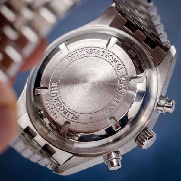 Iwc Schaffhausen 41MM (iw371704) Pilot's Watch Chronograph - Steel Bracelet - Watch & Card (sw1134)