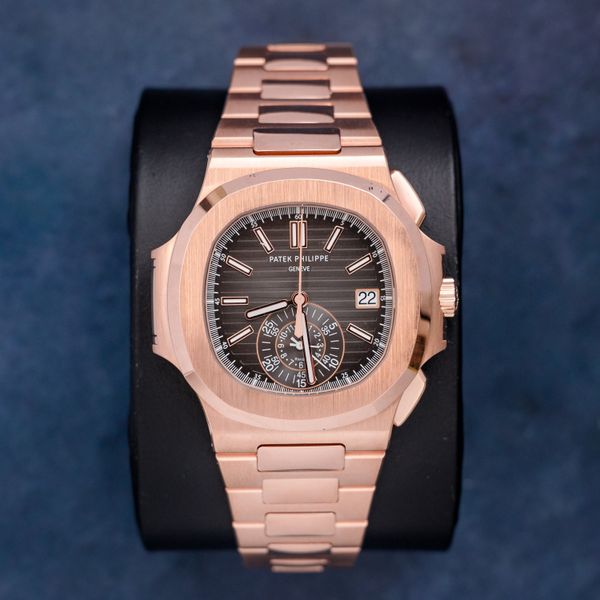 Patek Philippe 5980/1r-001 - Nautilus - Rose Gold - Bracelet - W/papers