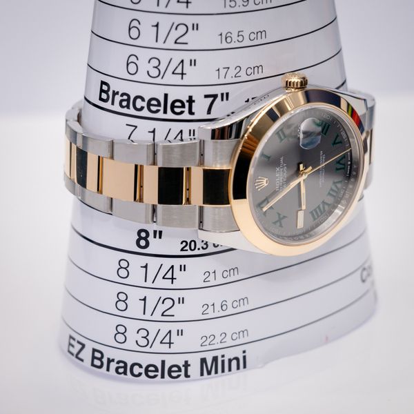 Rolex Datejust 41MM - (126303) - Steel & Yellow Gold - Oyster Bracelet - Wimbledon Dial - 2025 Card+WT & Box