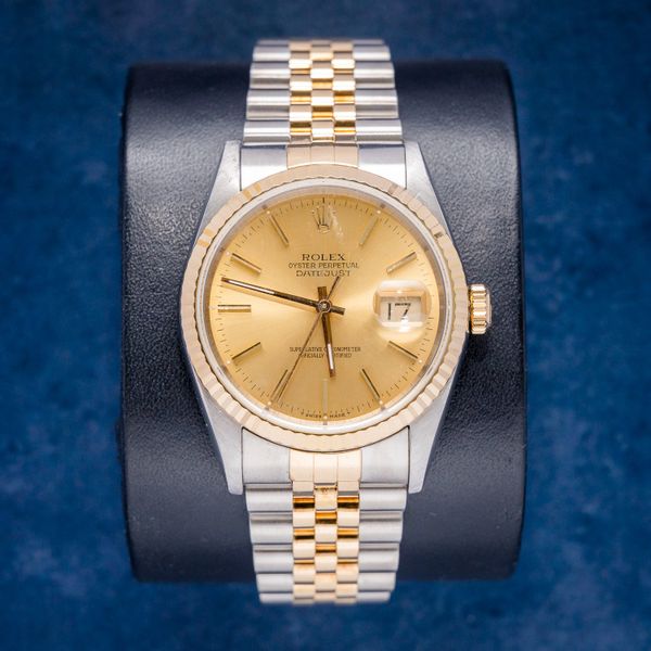 - Rolex Datejust 36MM (16233) - Steel & Yellow Gold - Watch & Box (sw322)