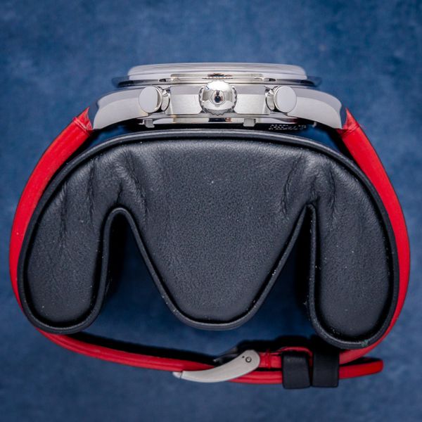 Omega Speedmaster Chronoscope Co-axial 43MM (329.30.43.51.02.002) Silver Dial, Black Leather, Watch & Box - (sw666)