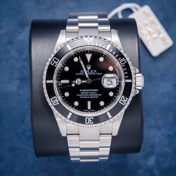 Rolex Submariner Date 40MM (16610) Steel Black Bezel - F Serial 2004 - Watch, Box, Papers