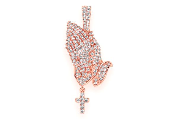 送税込【King Ice】ROSARY PRAYING HANDS NECKLACE☆(2色)国発送 送税込【King Ice】ROSARY PRAYING HANDS NECKLACE☆(2色)国発送