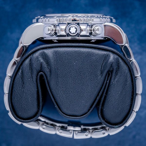 Montblanc 7034 200m Sport Chronograph Blue Dial 41MM Automatic Serial Pl390611 (sw840)