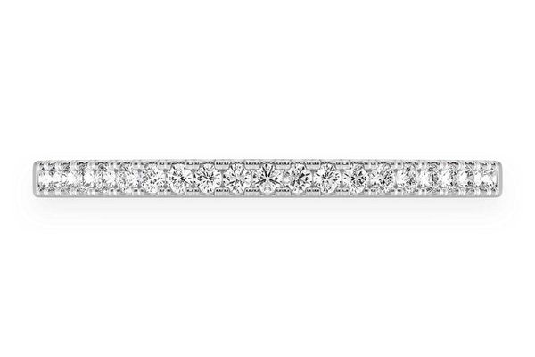 One Row Diamond Band 14k Solid Gold 0.10ctw