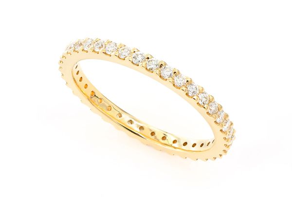 Eternity Diamond Band 14k Solid Gold 0.50ctw