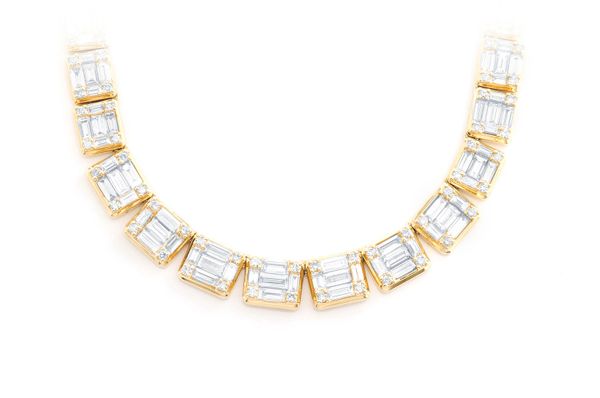 日本未入荷☆KING ICE☆BAGUETTE CHAIN 6mm Baguette Tennis Chain | Hip Hop Chains | King Ice