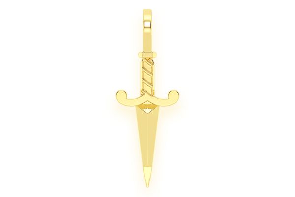 Gold Dagger 14k Solid Gold