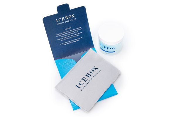 Icebox Jewelry Cleaner & Polishing Cloth Kit