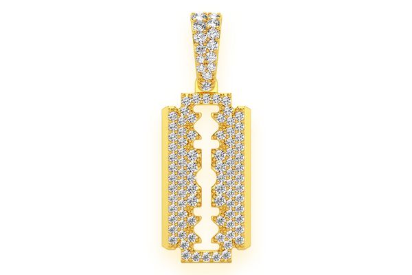 日本未入荷☆KING ICE☆The Double-Edge Razor Blade Necklace 送料税込【King Ice】The Double-Edge Razor Blade ネックレス☆