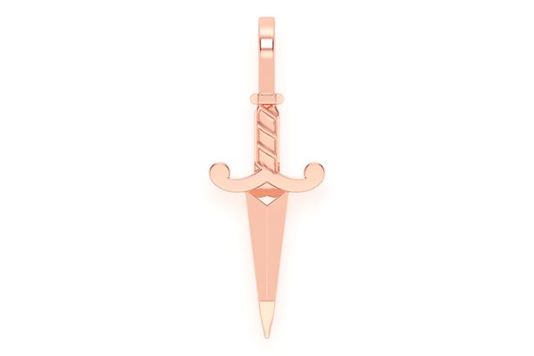 Gold Dagger 14k Solid Gold