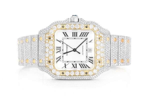 Cartier Santos De Cartier 40MM 18k 20.86ctw 