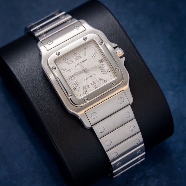 Cartier Santos Galbee 29MM (2319 / W20055D6) - Silver Roman - Watch & Box