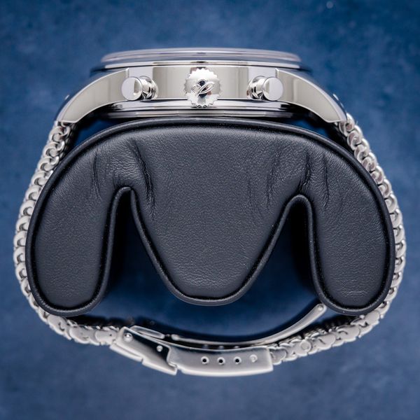 Breitling Transocean Chronograph Unitime 46MM (ab0510u4/bb62/152a) Steel Mesh Bracelet - Watch & Box - (sw1039)