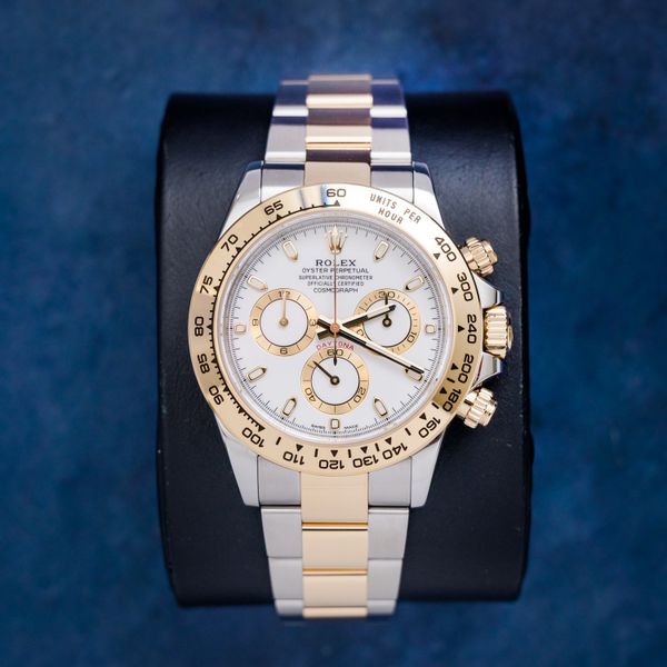 Rolex Daytona 40MM (116503) Steel & Yellow Gold - White Dial - 2022 Card & Box