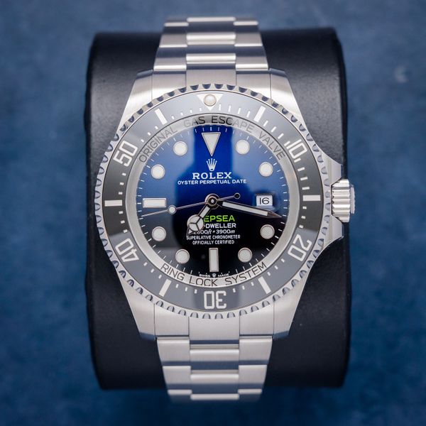 Rolex Deep-Sea Sea-Dweller 44MM (126660) "James Cameron" Blue Fade Dial - 2021 Card+WT & Box - (cl798)