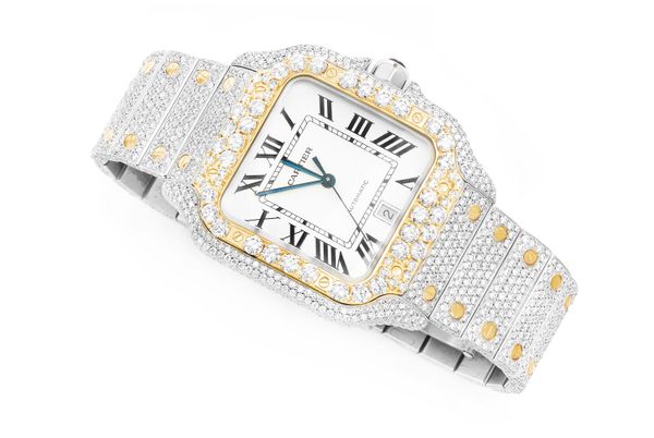 Cartier Santos De Cartier 40MM 18k 20.86ctw 