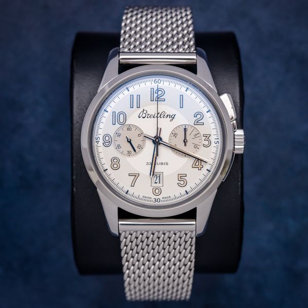 Breitling Transocean Chrono - 100th Anniversary - Steel Mesh - Digital Card