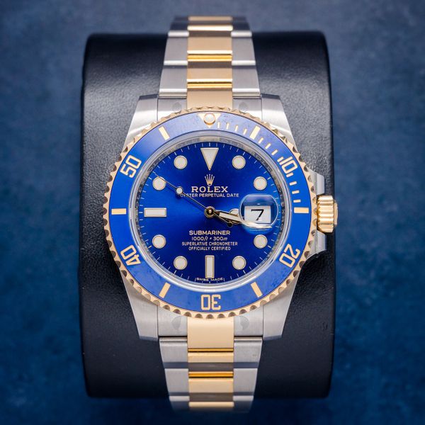 - Rolex Submariner 40MM (116613lb) Steel & Yellow Gold - Blue Dial Ceramic - 2020 Watch, Card & Box - (sw896)