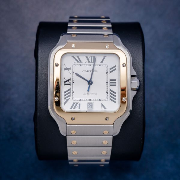- Cartier Santos Large - 40MM (w2sa0009 / 4072) Steel & Yellow Gold - Watch & Box