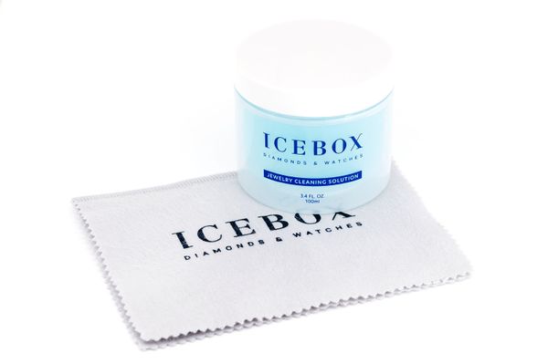 Icebox Jewelry Cleaner & Polishing Cloth Kit