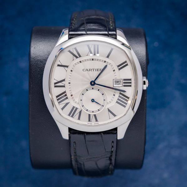 - Cartier Drive de Cartier 40MM (crwsm0004 / 3930) Black Leather (sw623) - Watch Only