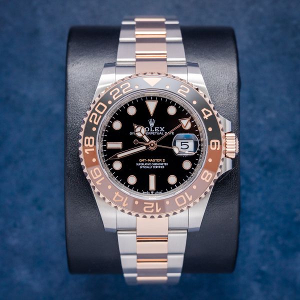 - Rolex GMT Master II 40MM (126711chnr) - Steel & Rose Gold "Root Beer" - 2025 Card & Box (sw839)