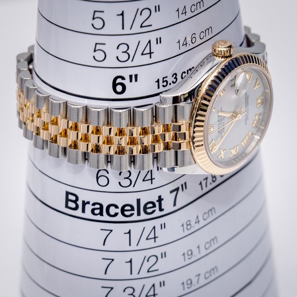 Rolex Datejust 31MM (278273) - Steel & Yellow Gold - White Roman Dial - Jubilee Brac - 2024 Card+WT & Box