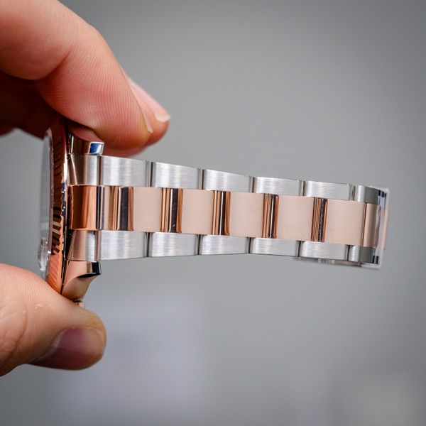 Rolex Datejust 41MM (126331) - Steel & Rose Gold - Oyster Bracelet - Chocolate Index Dial - 2024 Card & Box