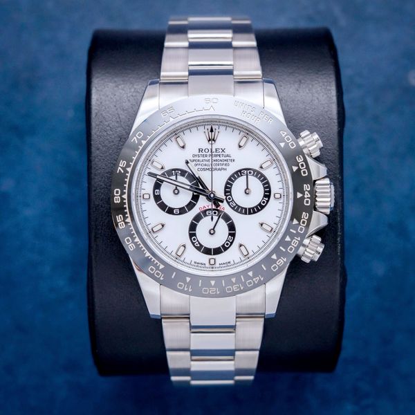 Rolex Daytona 40MM (116500) - Steel "Panda" White & Black Dial - 2020 Card+WT & Box - (cl809)