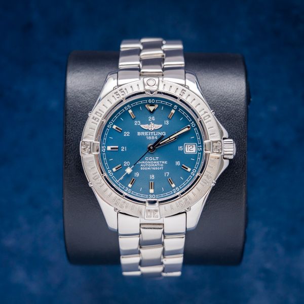 - Breitling "Colt" 38MM (a17350) Steel - Watch Only - Web (sw733)