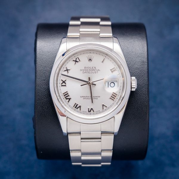 - Rolex Datejust 36MM (16200) - Steel - 2006 Production Watch & Box (sw474)