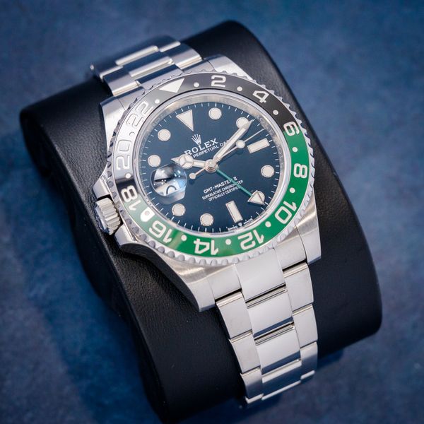 Rolex GMT 40MM (126720VTNR) "Lefty Sprite" - Oyster Brac - Green Ceramic - 2025 Card & Box
