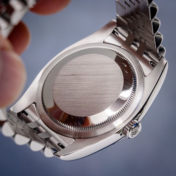 Rolex Datejust 36MM (116234) - Steel & White Gold - Jubilee - Black Jub Diamond Dial - Steel - 2008 Card & Box - (SW1133)