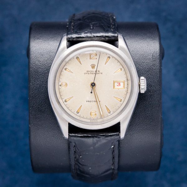 - Rolex Oysterdate Precision 34MM (6094) - Watch & 1953 Original Papers - (sw915)