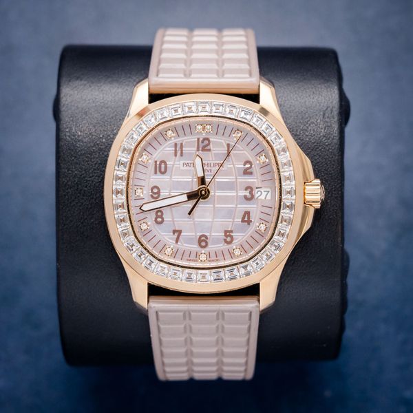 Patek Philippe 35.6MM (5072R-001) Rose Gold - Diamond Baguette