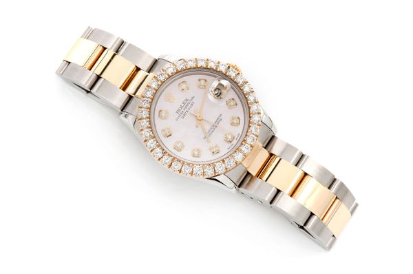 Rolex Datejust 31MM 18k Yellow Gold & Steel (79163) - 2.00ctw Diamond Bezel