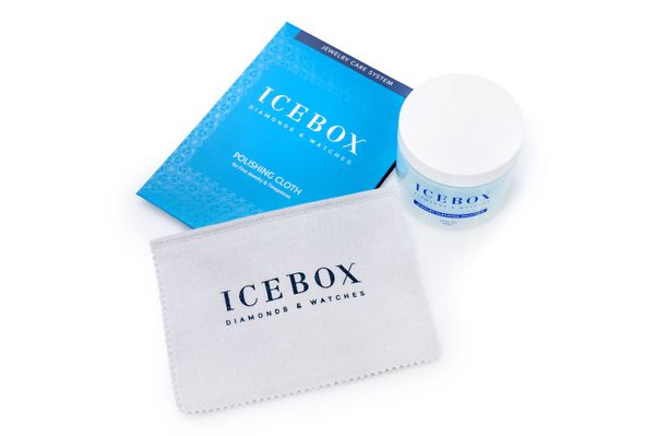 Icebox Jewelry Cleaner & Polishing Cloth Kit