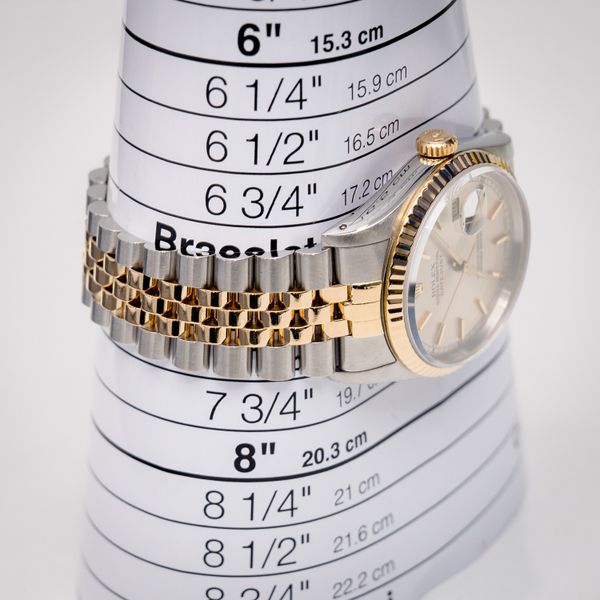 Rolex Datejust 36MM (16233) Steel & Yellow Gold - Ivory Stick - Watch & Box