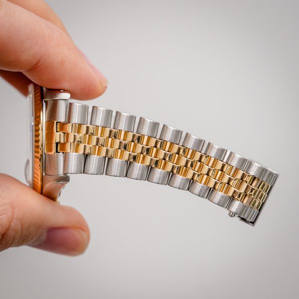 Rolex Datejust 36MM (16233) Steel & Yellow Gold - Jubilee Bracelet - White Index Dial - Watch & Box - (sw815)